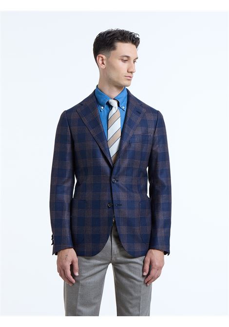 LUIGI BORRELLI / テーラードジャケット/46/ウール/ネイビー/チェック Jacket LUIGI BORRELLI - NAPOLI man - Luigi Borrelli - NAPOLI